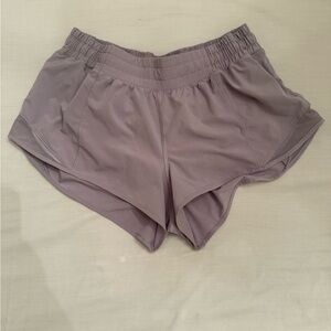 Lululemon hotty hot shorts purple size 8